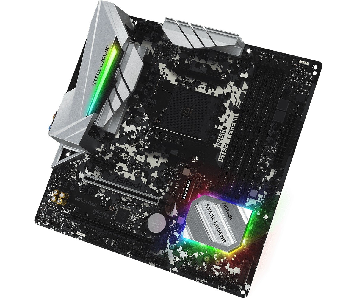 Płyta główna ASROCK B450M Steel Legend AM4 4DDR4 HDMI/DP uATX